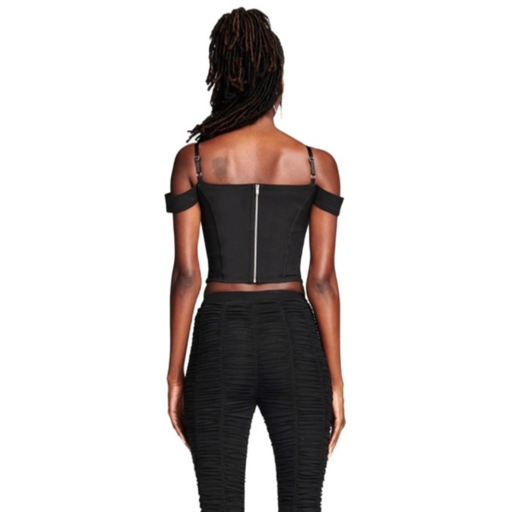 I AM GIA Black Corset Top - Picture 4 of 14